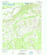 Woodland 1951 topographic map thumbnail