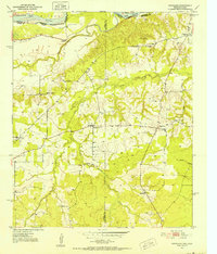 Woodland 1951 topographic map thumbnail
