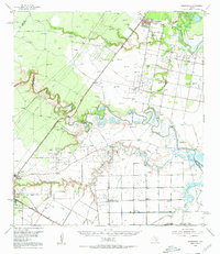Woodsboro 1954 topographic map thumbnail