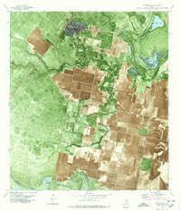 Woodsboro 1978 topographic map thumbnail