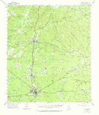Woodville 1955 topographic map thumbnail