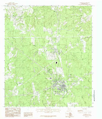 Woodville 1984 topographic map thumbnail