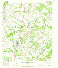 Wortham 1963 topographic map thumbnail