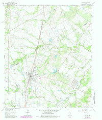 Wortham 1963 topographic map thumbnail