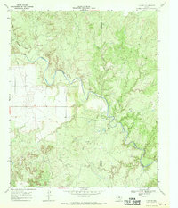 Y Ranch 1968 topographic map thumbnail