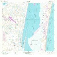 Yarborough Pass 1952 topographic map thumbnail