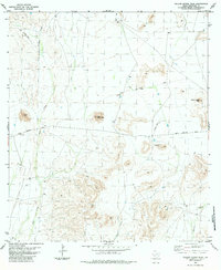 Yellow House Peak 1983 topographic map thumbnail