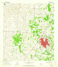 Yoakum 1963 topographic map preview
