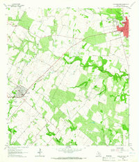 Yorktown West 1963 topographic map thumbnail