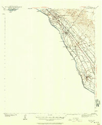 Ysleta 1939 topographic map preview