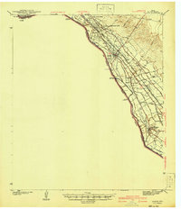 Ysleta 1941 topographic map preview