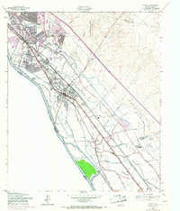 Ysleta 1955 topographic map preview