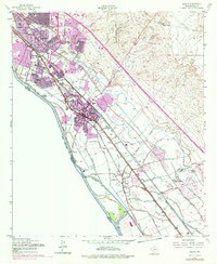 Ysleta 1955 topographic map preview