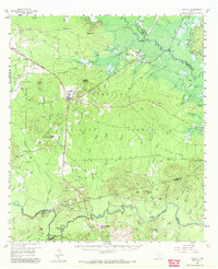 Zavalla 1958 topographic map thumbnail