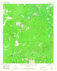 Zavalla 1958 topographic map thumbnail
