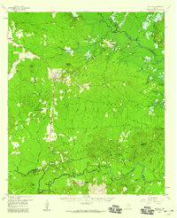 Zavalla 1958 topographic map thumbnail