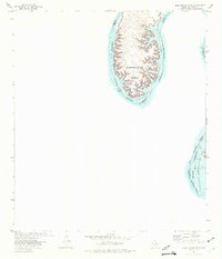 Zuberbueler Bend 1972 topographic map thumbnail