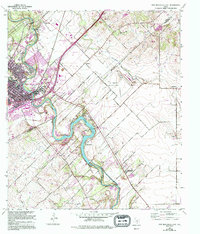 New Braunfels East 1958 topographic map thumbnail