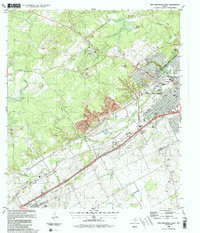 New Braunfels West 1988 topographic map thumbnail