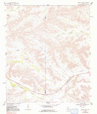 Ninemile Ranch 1968 topographic map thumbnail