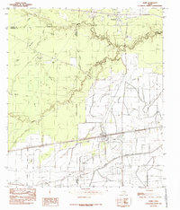 Nome 1984 topographic map preview
