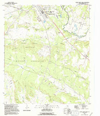 North Fort Hood 1994 topographic map thumbnail