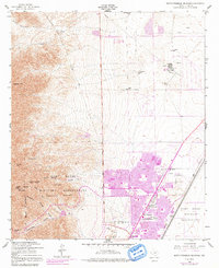 North Franklin Mountain 1955 topographic map thumbnail