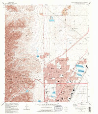 North Franklin Mountain 1995 topographic map thumbnail