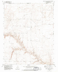 North of Red Cow Draw 1973 topographic map thumbnail