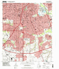 Oak Cliff 1995 topographic map thumbnail