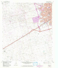 Odessa SW 1964 topographic map thumbnail