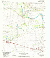 Oklaunion 1985 topographic map thumbnail