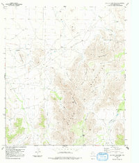 Old Blue Mountain 1983 topographic map thumbnail