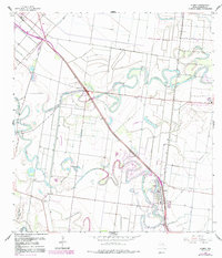 Olmito 1956 topographic map preview
