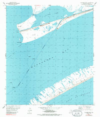 Palacios Point 1952 topographic map thumbnail