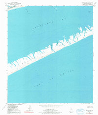 Palacios SE 1952 topographic map thumbnail