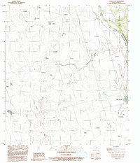 Palafox SW 1983 topographic map thumbnail