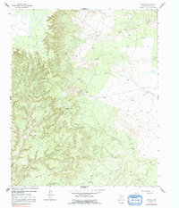 Paloduro 1963 topographic map thumbnail