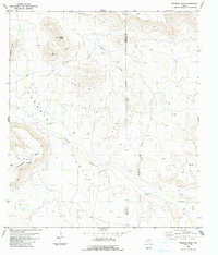 Paradise Draw 1983 topographic map thumbnail