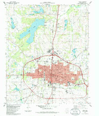Paris 1984 topographic map thumbnail