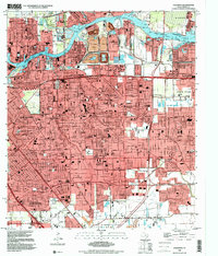 Pasadena 1995 topographic map thumbnail