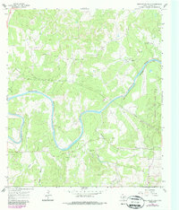 Pedernales Falls 1967 topographic map thumbnail