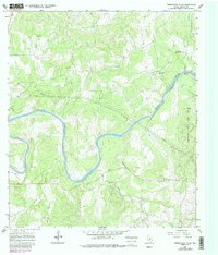Pedernales Falls 1967 topographic map thumbnail