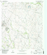 Pflugerville East 1987 topographic map thumbnail