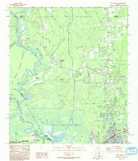 Pine Forest 1993 topographic map thumbnail