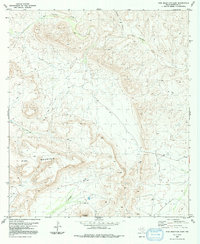 Pine Mountain East 1983 topographic map thumbnail