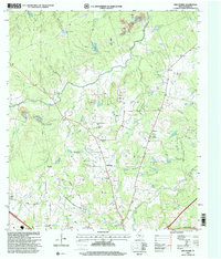 Pine Prairie 1997 topographic map thumbnail