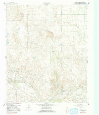 Pond Creek 1962 topographic map thumbnail