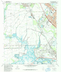 Port Acres 1993 topographic map thumbnail