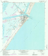 Port Aransas 1975 topographic map thumbnail